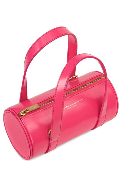 Shop Brandon Blackwood Mini Leather Duffle Bag In Pink