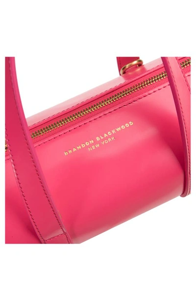 Shop Brandon Blackwood Mini Leather Duffle Bag In Pink