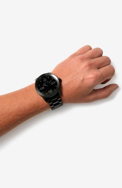 Nixon Men's Corporal Stainless Steel Bracelet Watch 48mm A346 In All Black