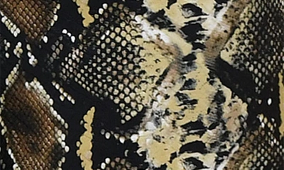 House Of Cb Sernia Lace-up Faux Leather Trousers In Animal Print