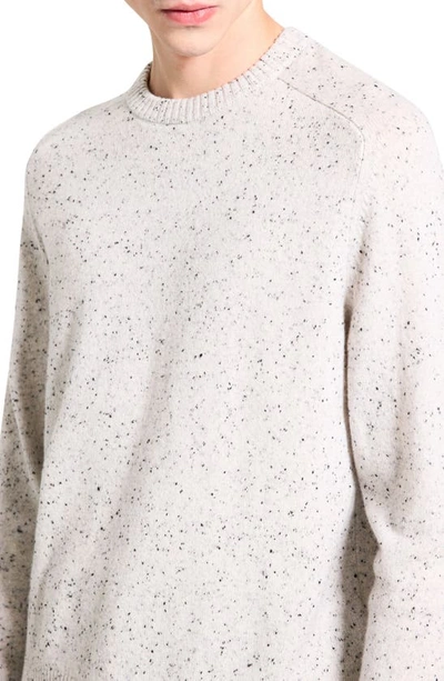 Shop Theory Dinin Donegal Wool & Cashmere Sweater In White Multi