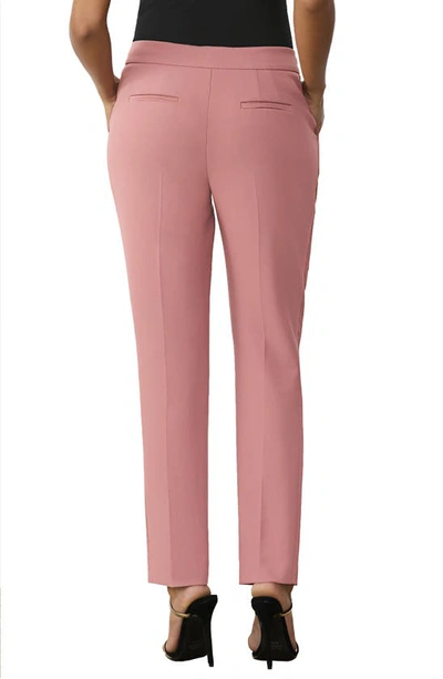 Shop Gstq Satin Tuxedo Pants In Soft Pink