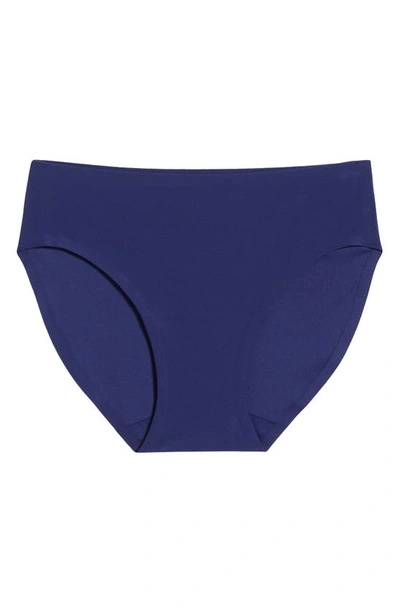 Shop Chantelle Lingerie Soft Stretch Bikini In Blue Danube