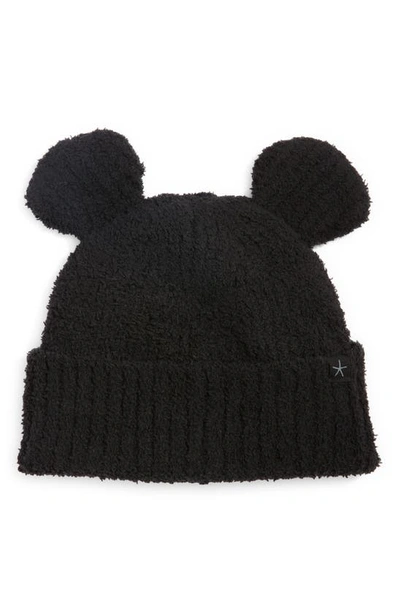 Shop Barefoot Dreams X Disney Cozychic™ Mickey Mouse Ears Beanie In Black