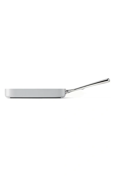Caraway 11" Ceramic Nonstick Square Grill Pan In Gray