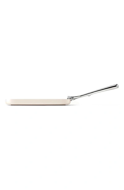 Caraway 11" Ceramic Nonstick Square Griddle In Cream