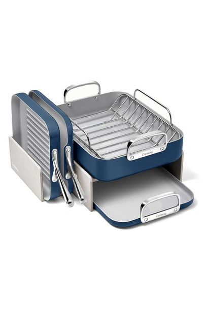 Caraway 5-piece Ceramic Nonstick Cookware Set In Navy
