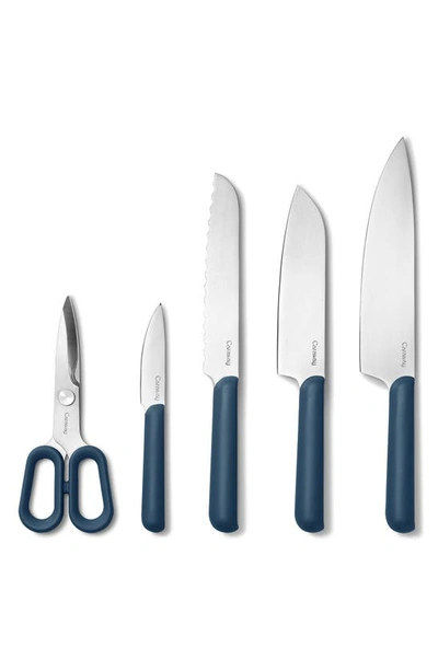 Shop Caraway 14-piece Knife & Utensils Prep Set In Navy