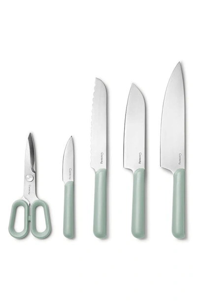 Caraway Stainless Steel 14 Piece Knife And Utensil Set In Mist