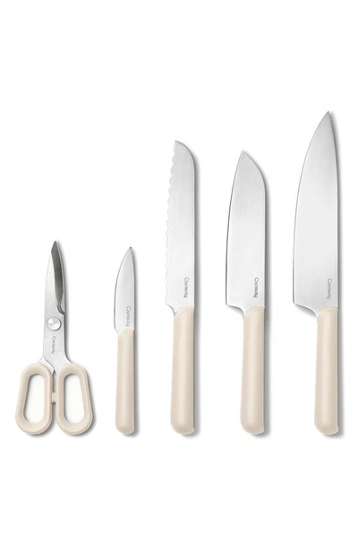 Shop Caraway 14-piece Knife & Utensils Prep Set In Cream