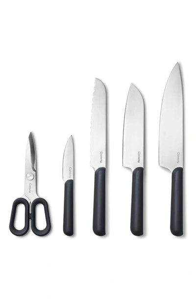 Caraway Stainless Steel 14 Piece Knife And Utensil Set In Charcoal