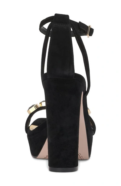 Shop Jessica Simpson Callirah Ankle Strap Platform Sandal In Black