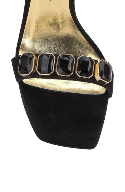Jessica Simpson Callirah Ankle Strap Platform Sandal In Black