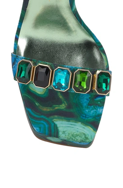 Jessica Simpson Callirah Ankle Strap Platform Sandal In Fluorite Combo