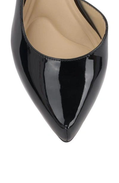 Shop Jessica Simpson Talour Pointed Toe Half D'orsay Pump In Black