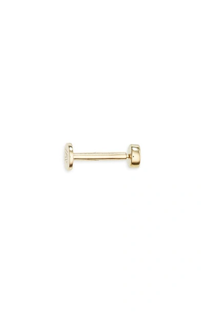 Monica Vinader Set Of 3 Single Labret Stud Earrings In Gold