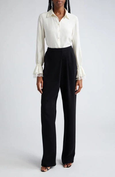 Cinq À Sept Juliet Straight Leg Pants In Black