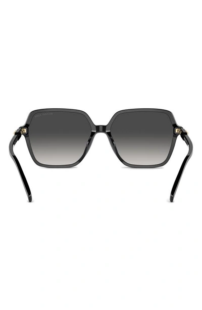 Michael Kors Jasper 58mm Square Sunglasses In Black
