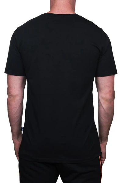 Maceoo Skull Disco Graphic Crew T-shirt In Black
