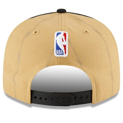 Shop New Era Gold/black Toronto Raptors 2023/24 City Edition 9fifty Snapback Adjustable Hat