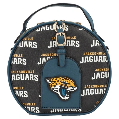 Shop Cuce Jacksonville Jaguars Repeat Logo Round Bag In Black