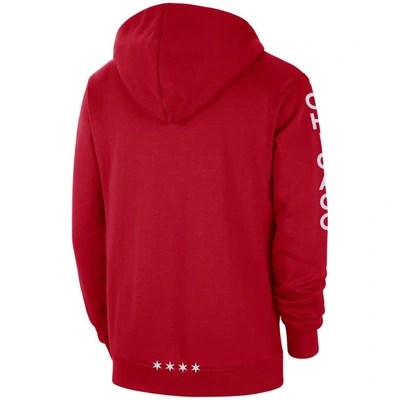 Shop Nike Red Chicago Bulls 2023/24 City Edition Courtside Standard Issue Pullover Hoodie