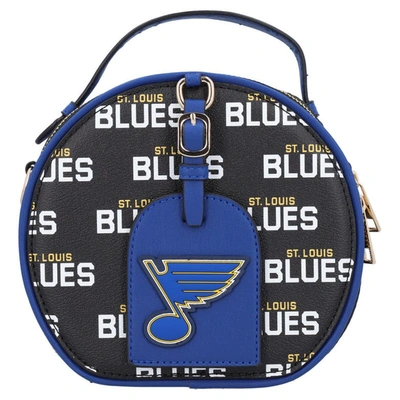 Shop Cuce St. Louis Blues Repeat Logo Round Bag In Black