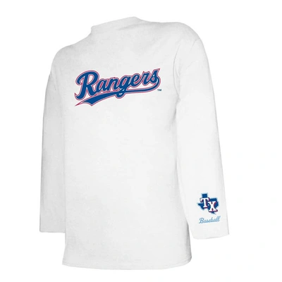 Shop Stitches Youth  Royal/white Texas Rangers T-shirt Combo Set