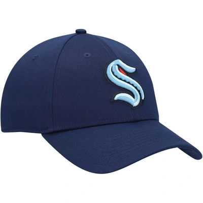 Shop Fanatics Branded Deep Sea Blue Seattle Kraken Core Adjustable Hat In Navy