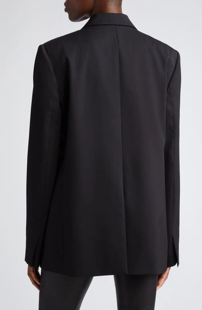 Shop Maria Mcmanus Single Breasted Convertible Blazer In Black