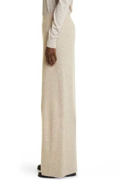 Shop The Row Eloisa Relaxed Fit Cashmere Pants In Silk Paper