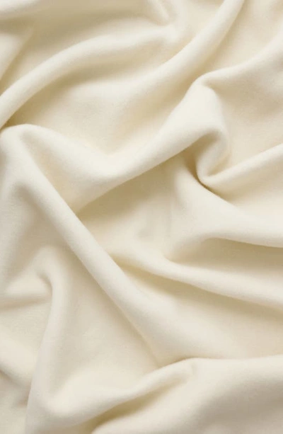 Shop Magniberg Gala Swarovski® Crystal Embellished Virgin Wool Throw Blanket In Gala Pearl