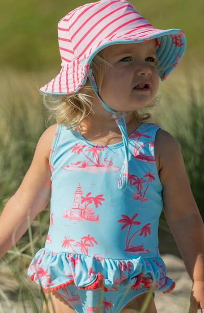Shop Snapper Rock Kids' Lighthouse One-piece Swimsuit In Blue