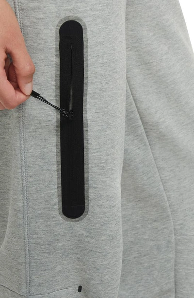 Shop Nike Tech Fleece Joggers In Dark Grey Heather/ Black
