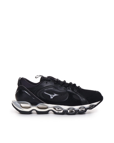 Shop Mizuno Wave Prophecy Beta 2 Sneakers With Inserts In Black