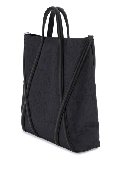 Shop Alexander Mcqueen The Harness Tote Bag Men In Black