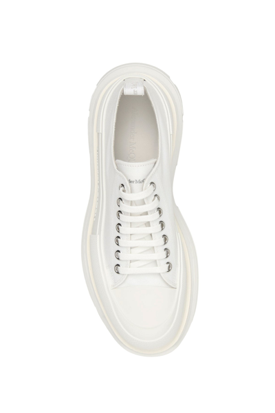 Shop Alexander Mcqueen Tread Slick Sneakers Women In White