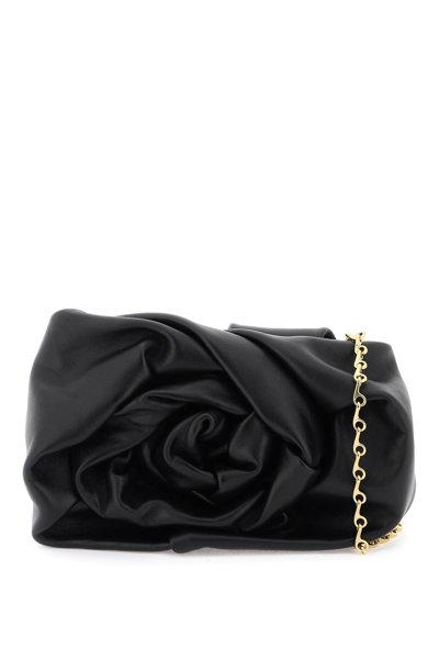 Shop Burberry Rose Mini Crossbody Bag Women In Black