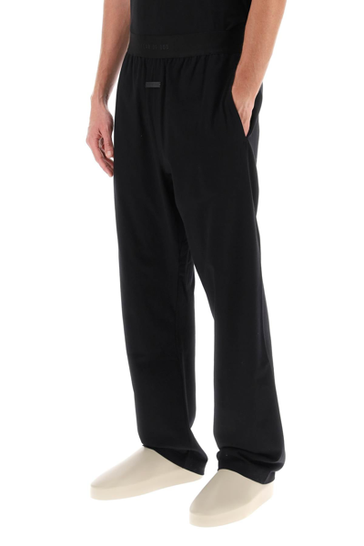 Shop Fear Of God The Lounge Sporty Pants Men In Black