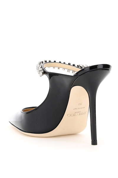 Shop Jimmy Choo Bing Crystal Mules Women In Black