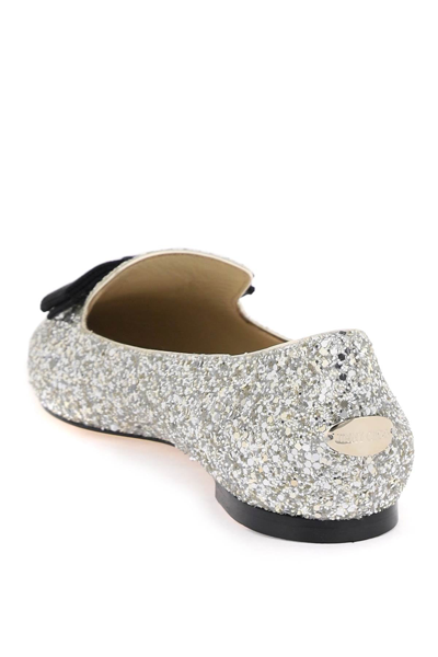 Shop Jimmy Choo Gala Ballet Flats Women In Silver