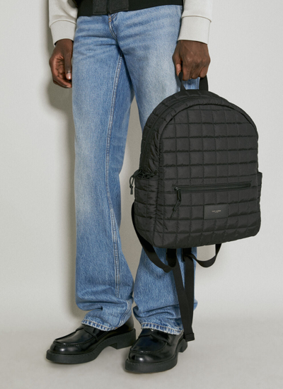 Shop Saint Laurent Men Nuxx Backpack In Black