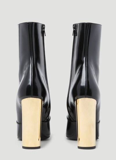 Shop Saint Laurent Women Auteuil High Heel Boots In Black