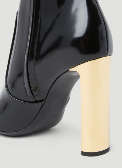 Shop Saint Laurent Women Auteuil High Heel Boots In Black
