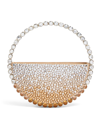Shop L'alingi Exclusive Glitter Embellished Ombré Eternity Clutch Bag In Gold