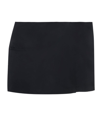 Shop Jw Anderson Side-panel Mini Skirt In Black