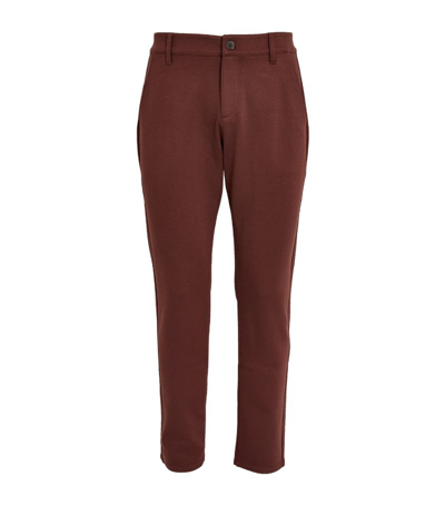 Shop Paige Stafford Trousers In Burgundy
