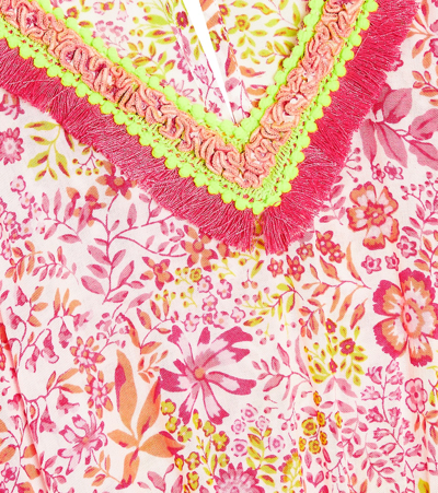 Poupette St Barth Agathe Floral Dress In Multicoloured