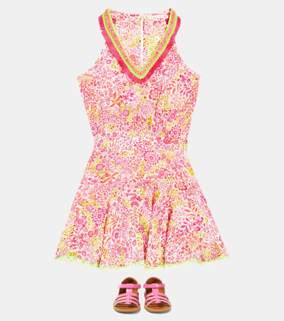 Poupette St Barth Agathe Floral Dress In Multicoloured