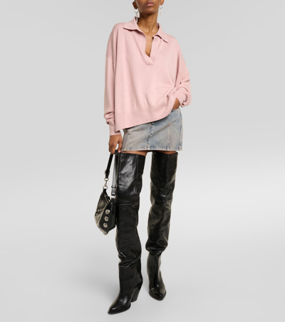 Shop Isabel Marant Galix Sweater In Pink